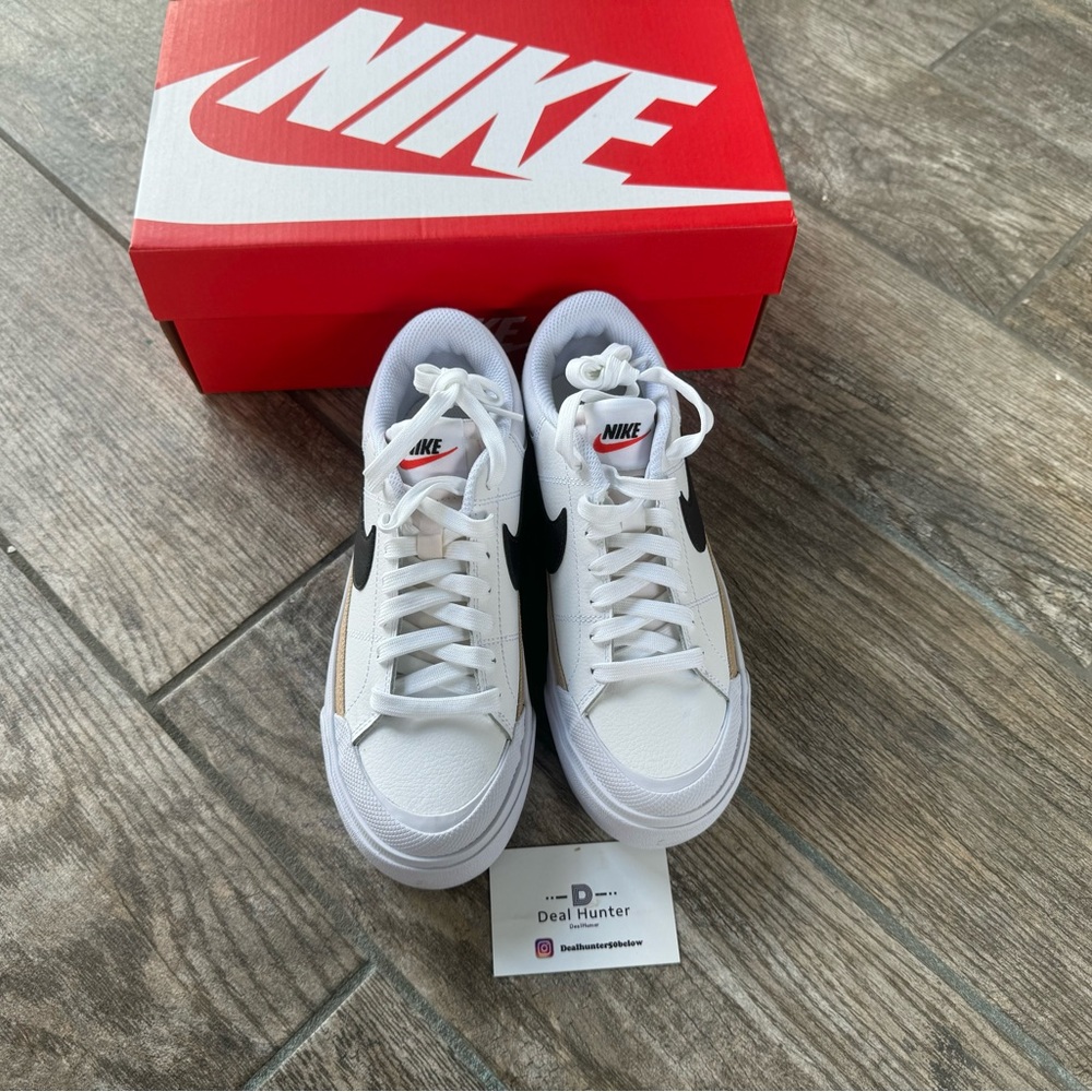 Brand New Nike Court Legacy Lift Platform Women Shoes DM7590 100 - Picture 13 of 16